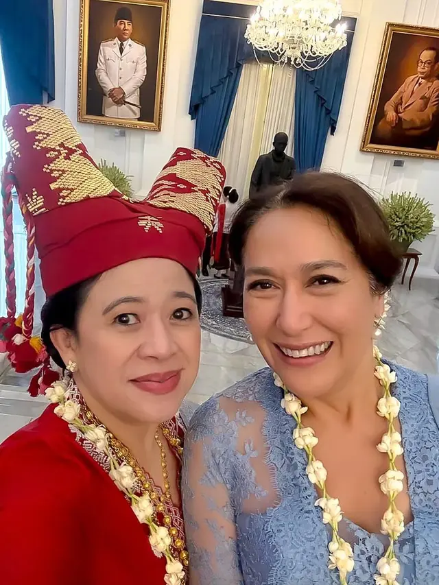 Busana Puan Maharani saat Upacara Peringatan 17 Agustus 2025 Kemerdekaan HUT RI ke-80 (Instagram/puanmaharani)