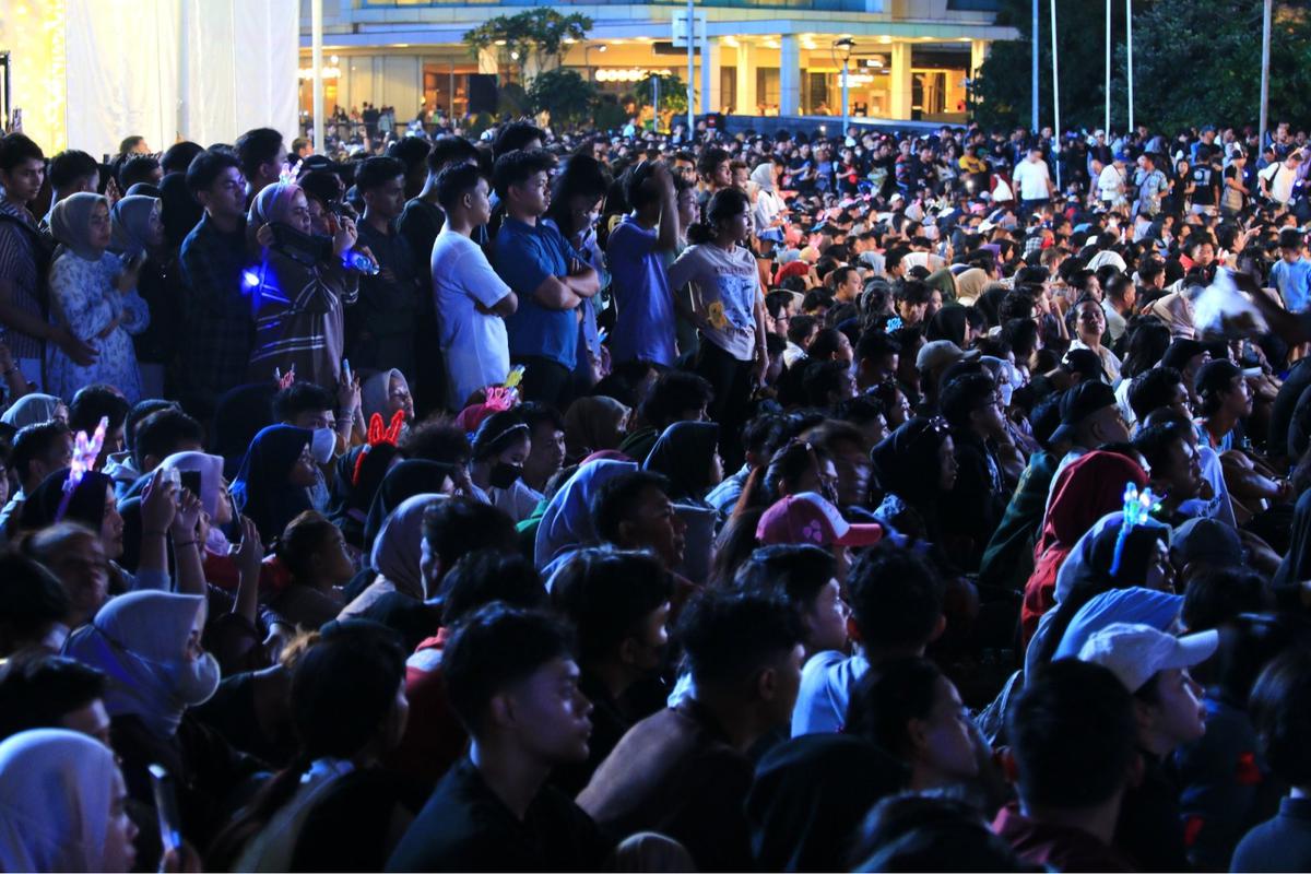 Malam Tahun Baru 2025 di Bundaran HI