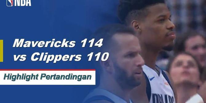Cuplikan Pertandingan NBA : Mavericks 114 vs Clippers 110
