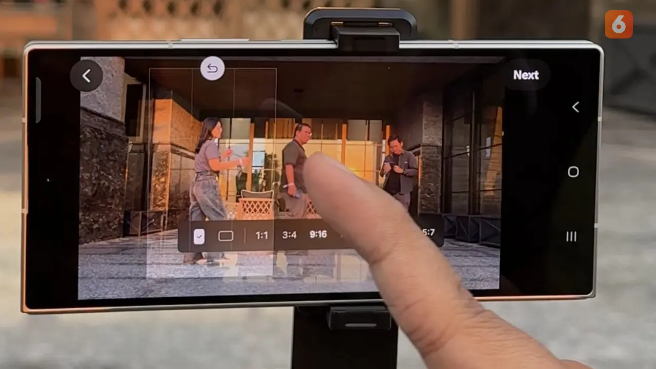 Fitur My Fan Cam di Samsung Galaxy Z Fold8 Series. Liputan6.com/Iskandar