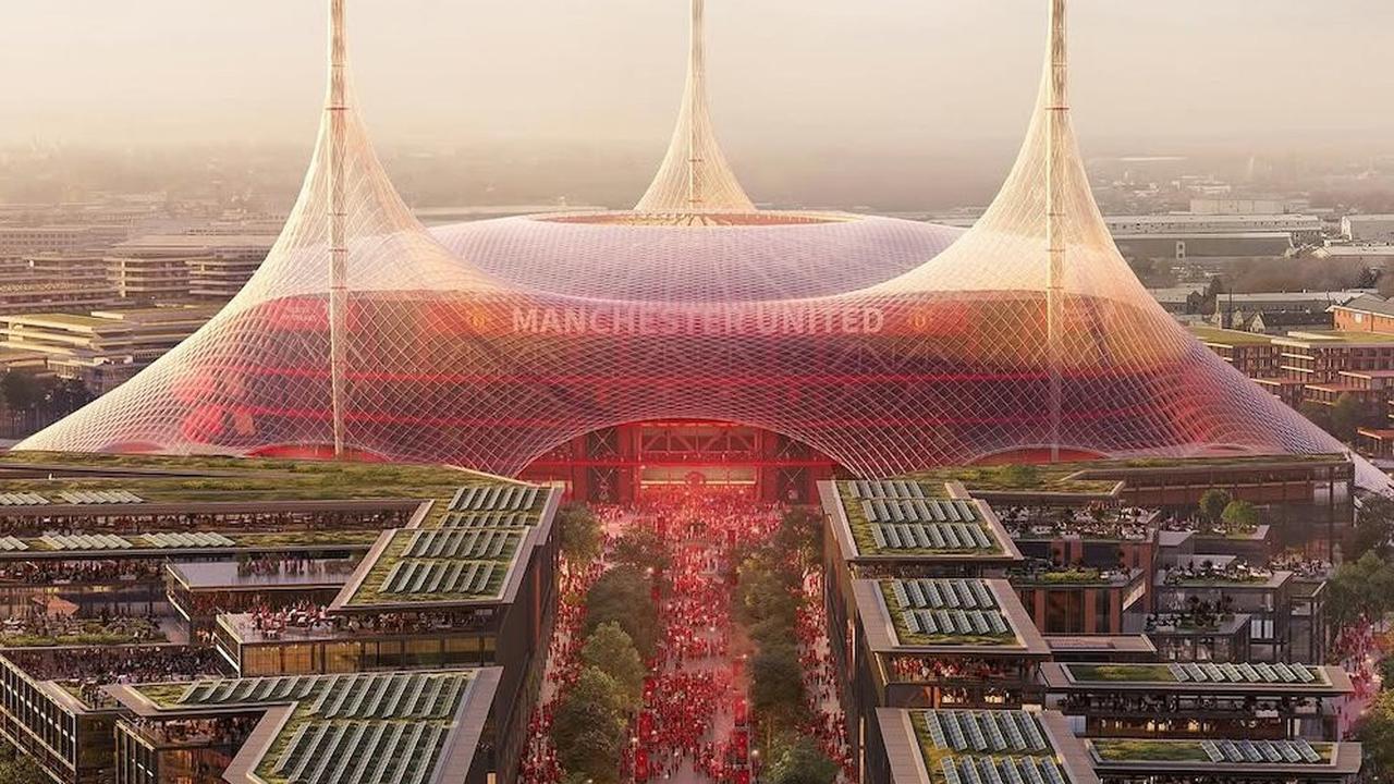 Tampak luar stadion baru Manchester United (c) MUFC Official