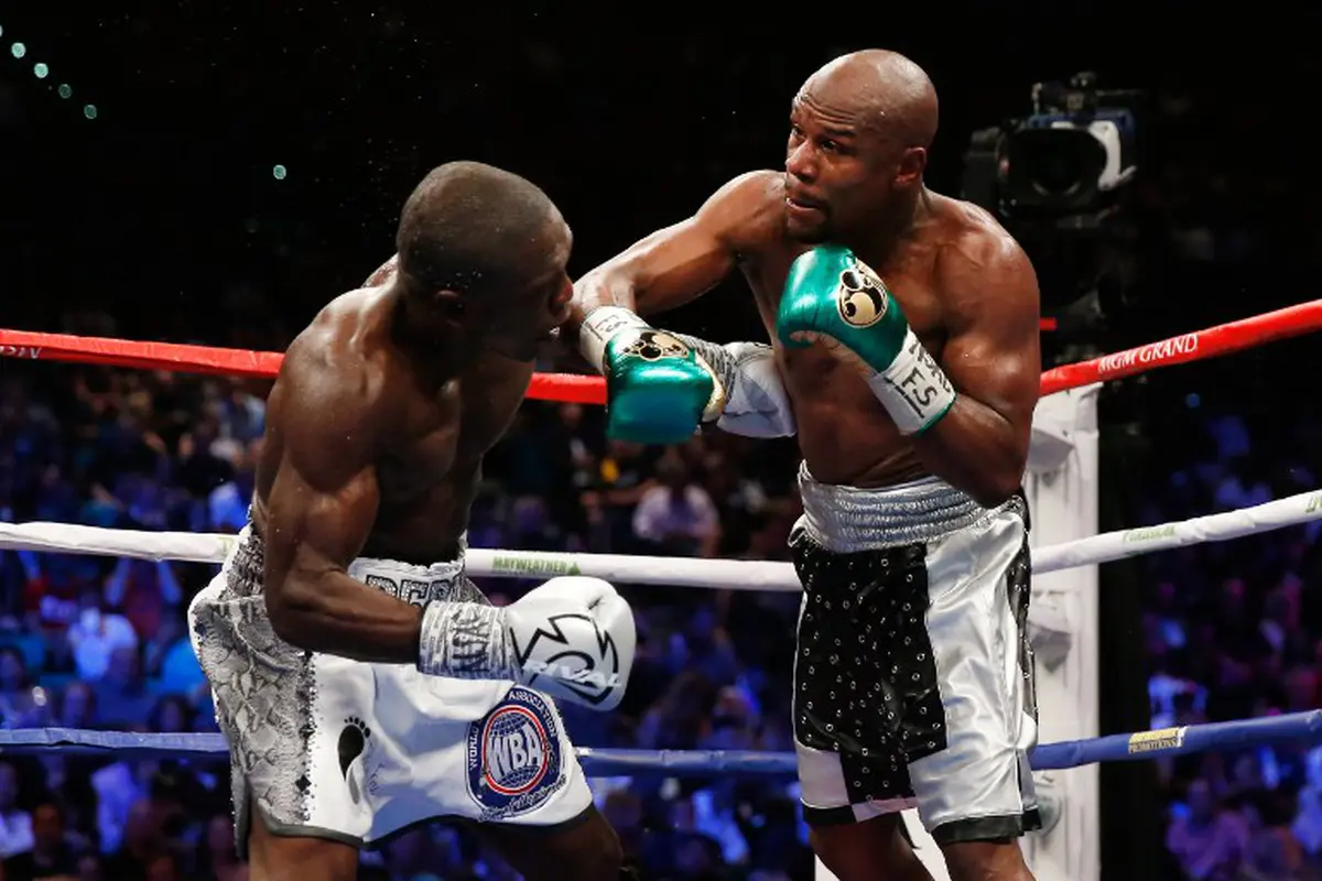 Mayweather (Ezra Shaw/Getty Images/AFP)