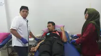 Misi Kemanusiaan, Peserta KPN 2018 Lakukan Donor Darah di Palu