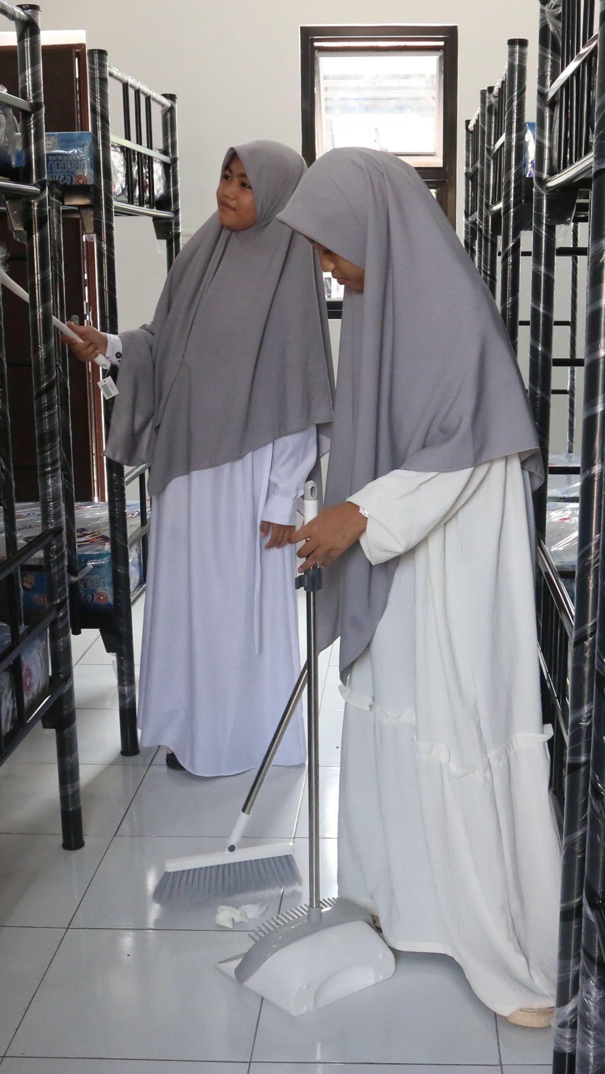 Asrama baru ini merupakan sumbangan dari PT. Bina Karya Prima.&nbsp;Foto: Merdeka.com/Arie Basuki