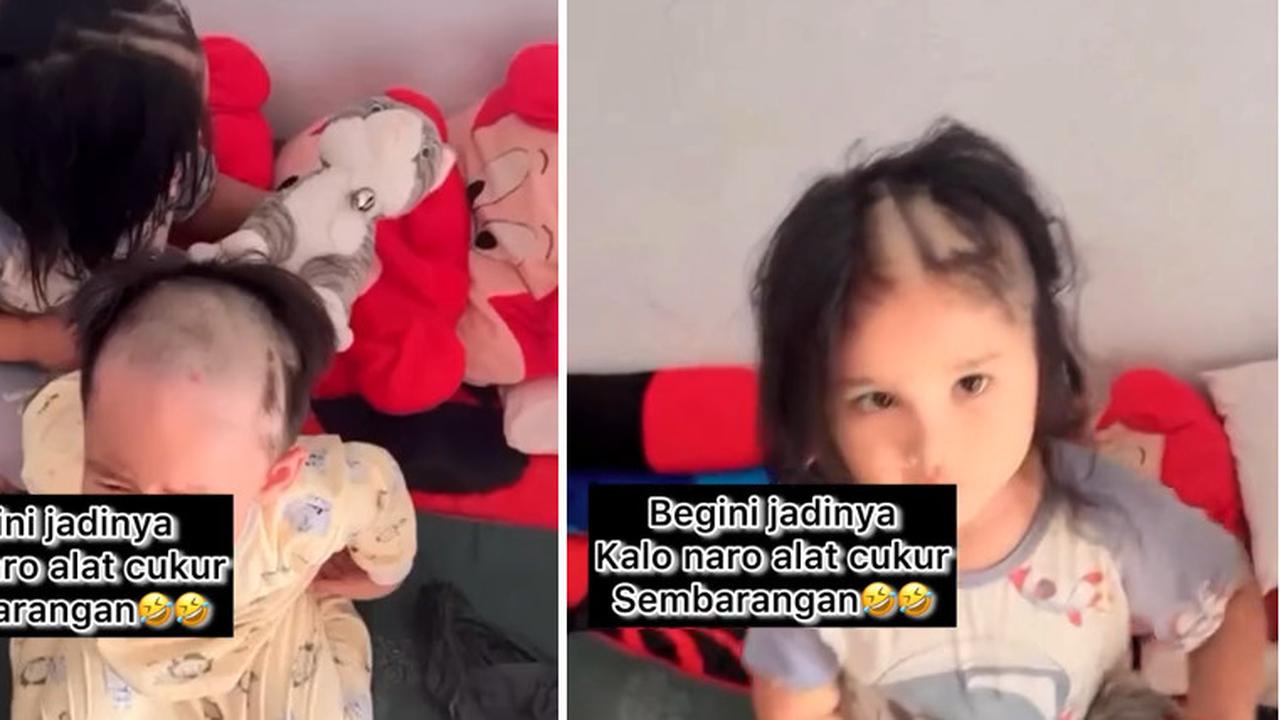 Rambut Bocah Ini Jadi Tak Beraturan Setelah Bermain Alat Cukur yang Ditemukannya, Jadi Pelajaran bagi Orang Tua