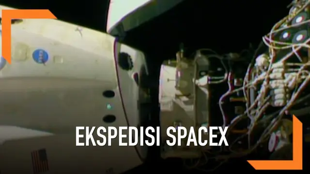 VIDEO: SpaceX Dragon Bawa 'Astronot' Pulang ke Bumi