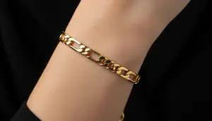 Ilustrasi Model Gelang Emas yang Kuat. (Foto: Gemini AI)