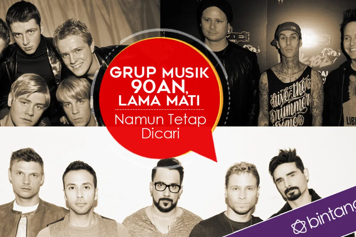 [Bintang] Infografis Grup Musik 1990an