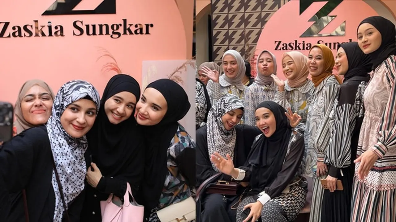 6 Potret Acara Pembukaan Butik Baru Zaskia Sungkar, Dihadiri Teman Artis