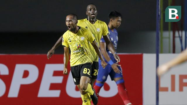 FOTO: Barito Putera Jaga Peluang Lolos ke Babak 8 Besar usai Menang 2-1 atas Arema FC - Beni Oktovianto