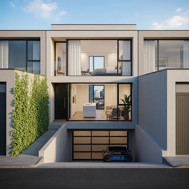 Desain Rumah Kecil dengan Basement