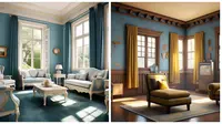 9 Kombinasi Warna Cocok dengan Biru, Inspirasi untuk Interior Ruangan Impian