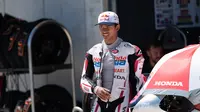 Veda Ega Pratama menjalani Moto3 Hungaria 2026 dengan penuh tantangan dan hambatan. (Dok. Honda Team Asia)