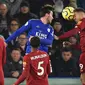 Roberto Firmino saat mencetak gol untuk Liverpool ke gawang Leicester City di boxing day (AFP)