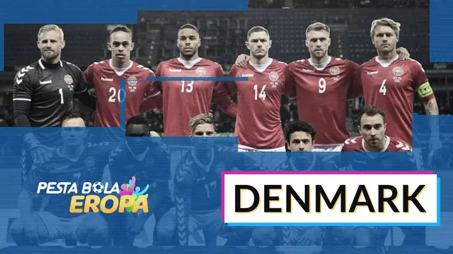 Berita motion grafis Profil Tim Denmark di Piala Eropa 2020