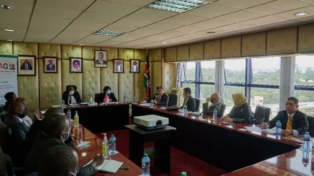 BAKN DPR RI bertukar pikiran mengenai sistem pengawasan keuangan negara dengan Badan Pemeriksa Keuangan Kenya di Nairobi (KBRI Nairobi)