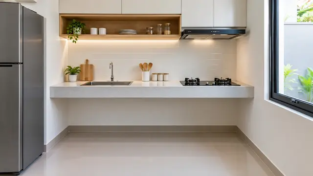 Meja Dapur Model Melayang