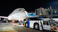 Penerbangan perdana Saudia Arabia rute Jeddah-Denpasar via Singapura mulai beroperasi 31 Maret 2025. (dok. Ist)