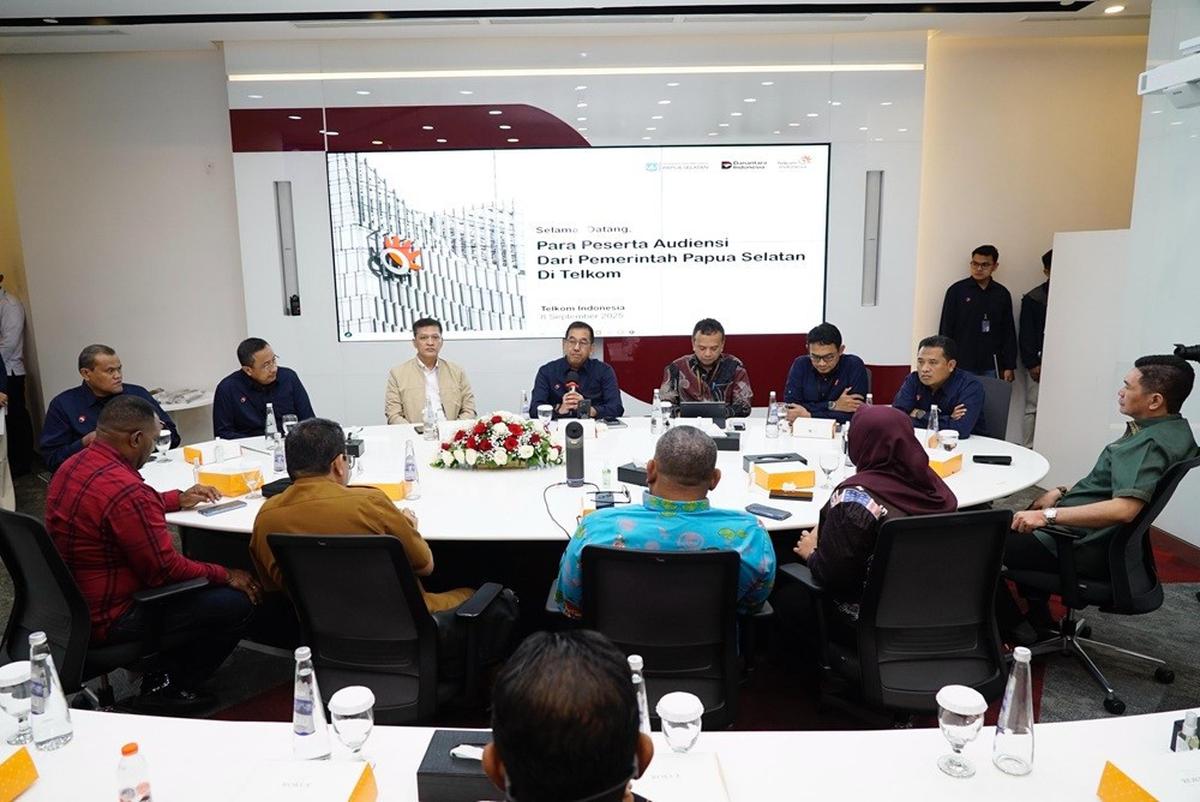 Telkom Terima Audiensi Pemda dan Berbagai Komunitas Papua Selatan
