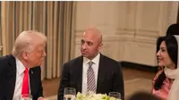 Presiden Amerika Serikat Donald Trump dalam acara buka puasa bersama di Gedung Putih pada Kamis,&nbsp;(27/3/2025). (Dok. Instagram/whitehouse)