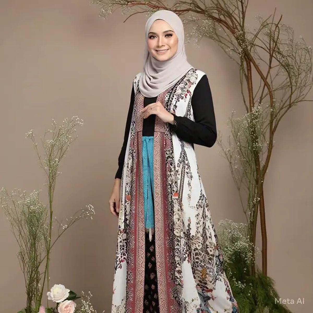 Tampil Modis dengan Layering Hijab, 5 Ide Padu Padan Rompi yang Trendi dan Kekinian