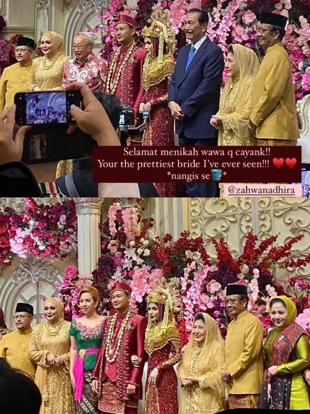 Resepsi Zahwa Nadhira