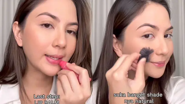 Jessica Mila membagikan tahapan saat bermakeup simpel saat hamil