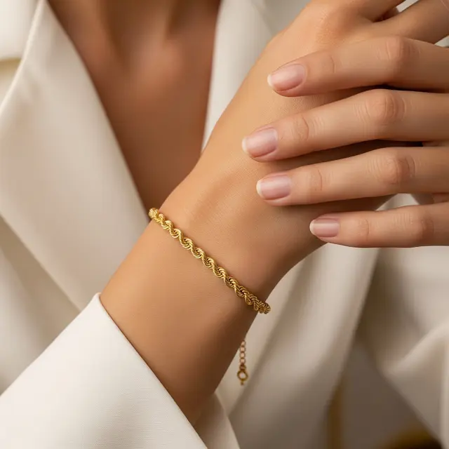 Model Gelang Simple tapi Terlihat Mahal dan Elegan Terbaru (Image by Gemini AI)