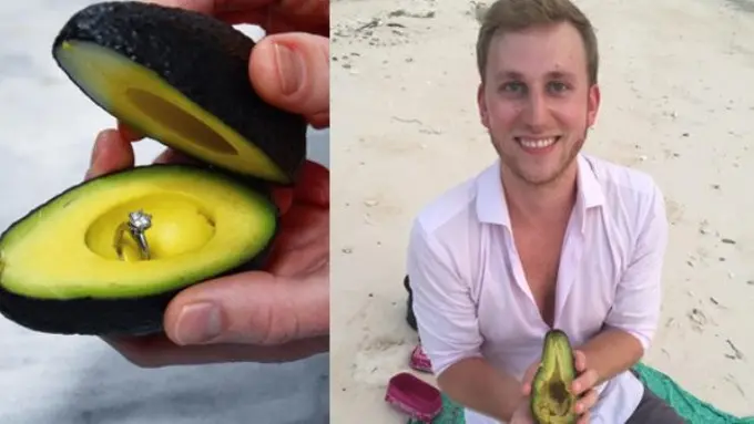 Melamar Dengan Alpukat © instagram.com/fooddeco