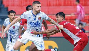 Persijap Jepara berhasil meraih kemenangan 2-0 atas Semen Padang pada laga pekan ke-28 BRI Super League musim ini di Stadion Haji Agus Salim, Padang, Senin (20/4/2026) sore WIB. (dok. Persijap Jepara)