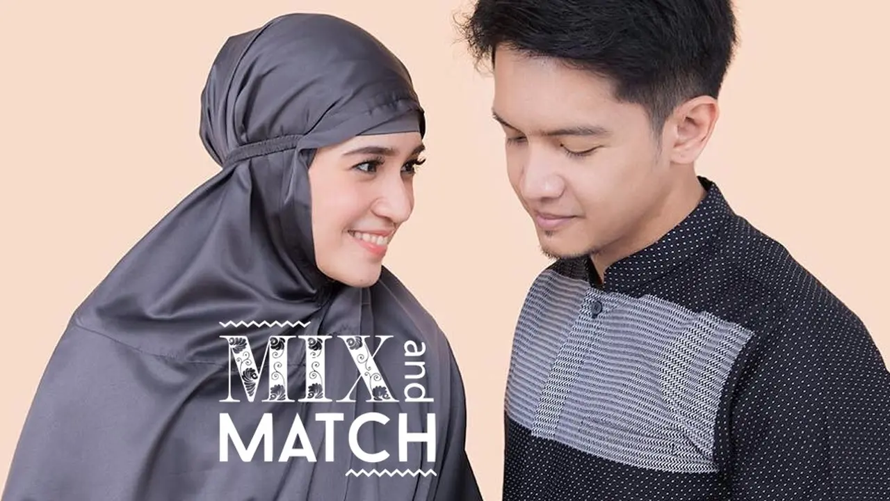 [Bintang] Mix and Match: Couple Goals Ramadan 2018, Mesranya Dhini Aminarti-Dimas Seto dengan Konsep Outfit yang Kompak