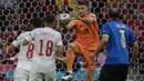 Timnas Spanyol yang telah menjalani laga pertama cabang sepak bola Olimpiade Tokyo 2020 dengan hasil imbang 0-0 melawan Mesir membawa 6 alumnus Euro 2020 dalam skuat mereka. Di samping tampil apik pada Euro lalu, usia mereka juga sesuai dengan regulasi. (Foto: AFP/Pool/Frank Augstein)