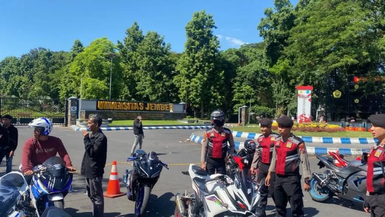 Puluhan Motor Sprot Diamankan Polres Jember (Istimewa)