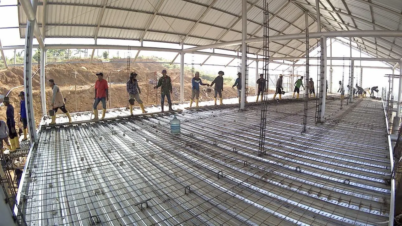Program membangun gedung sekolah kerja sama yayasan Nurani Dunia dan Blue Scope