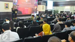 Suasana kerja sama PPATK dan AUSTRAC di Jakarta, Rabu (1/2). Kerjasama tersebut membangun dan menegakkan rezim anti pencucian uang dan pendanaan terorisme yang efektif dan efesien. (Liputan6.com/Angga Yuniar)