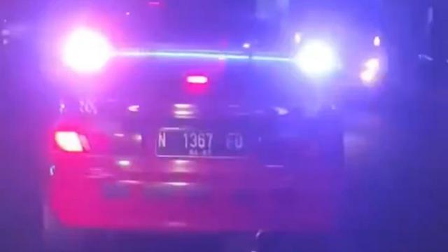 Pengendara Mobil dengan Variasi Lampu Rem Blitz di Malang Ini Kena Sanksi Polisi