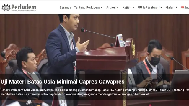Situs Perludem Diduga Diretas Sindikat Judi Online