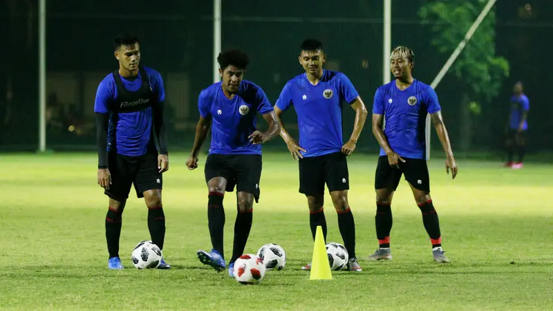 FOTO: Jelang Uji Coba, Kondisi Fisik Timnas Indonesia Diklaim Masih Payah