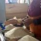 Seorang nenek membeli beras di Pasar Tradisional di Cilacap, Jawa Tengah. (Foto: Liputan6.com/Muhamad Ridlo)