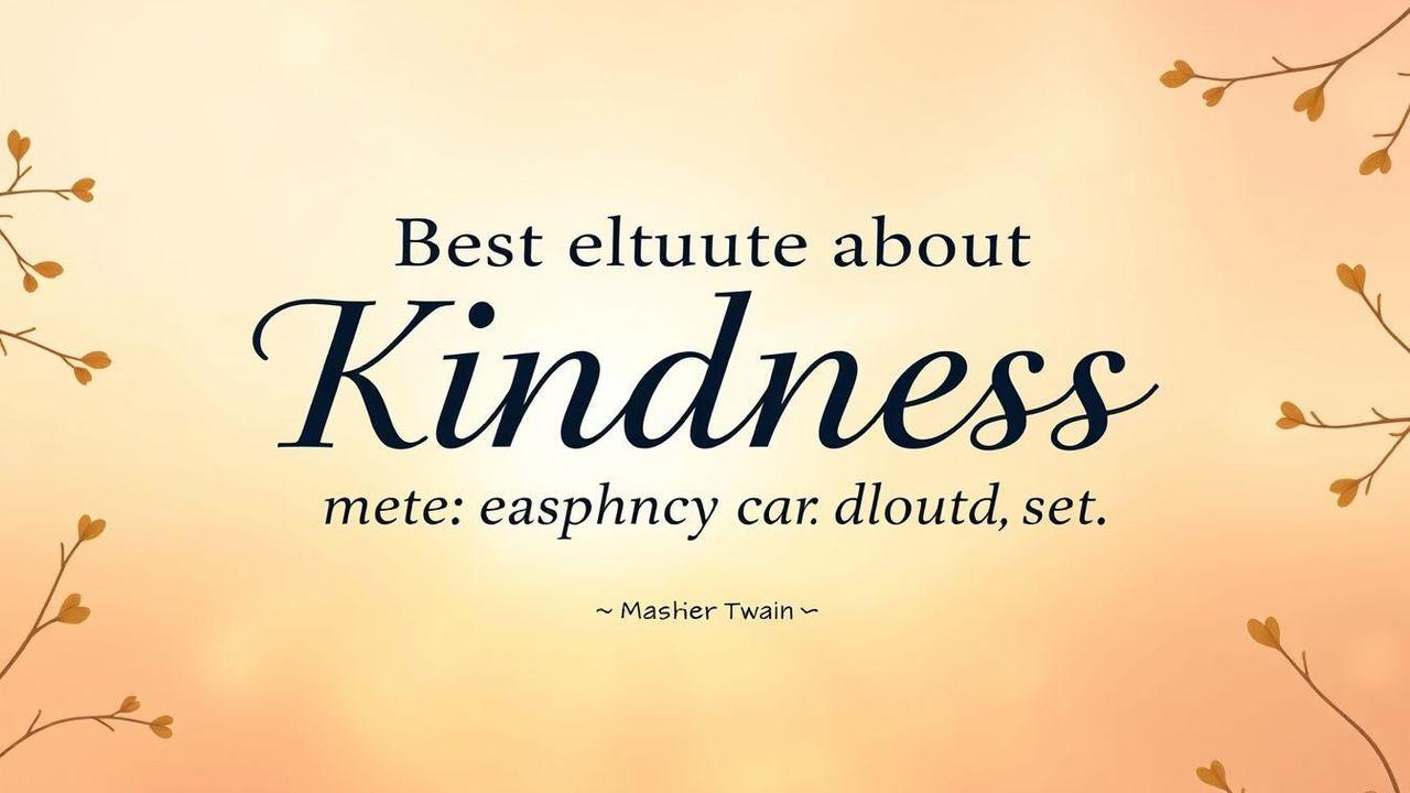 Quote About Kindness