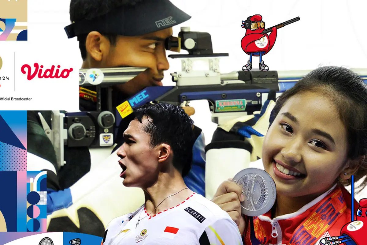Olimpiade 2024 - Tim Indonesia di Olimpiade 2024 2- Jonatan Christie (Badminton), Rifda Irfanaluthfi (Senam), Fathur Gustafian (Menembak)