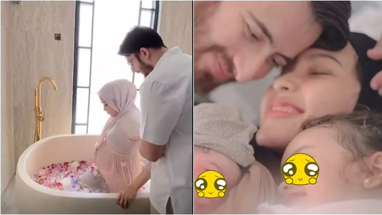 Kontraksi saat Maternity Shoot, Ini 6 Momen Persalinan Anak Kedua Istri Irvan Farhad