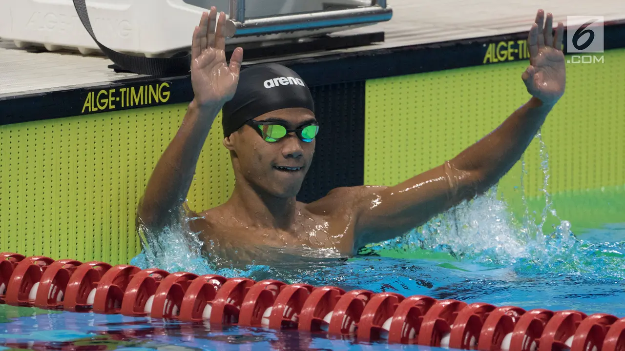 Jendi Pangabean Sumbang Emas dari Renang Asian Para Games