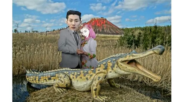 5 Foto Editan Buaya Berpose Ini Kocak, Bikin Ketawa