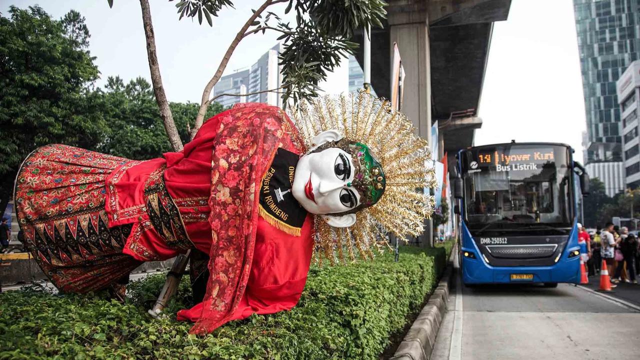 FOTO: CFD Perdana di Jalan Rasuna Said Jakarta