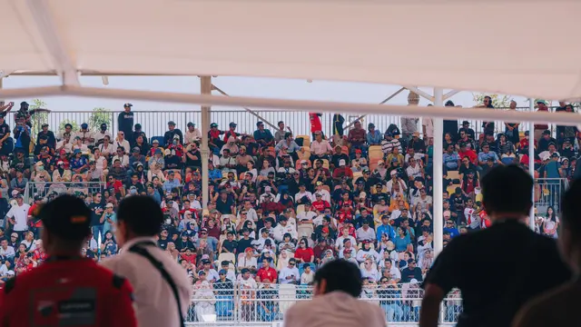 Penonton MotoGP Mandalika. (Istimewa)