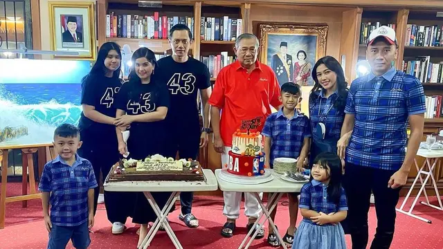 Momen Perayaan Ulang Tahun AHY yang Ke-43. (Sumber: Instagram/agusyudhoyono)