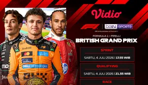 Formula 1 Pirelli British Grand Prix 2026 Siaran Langsung di Vidio