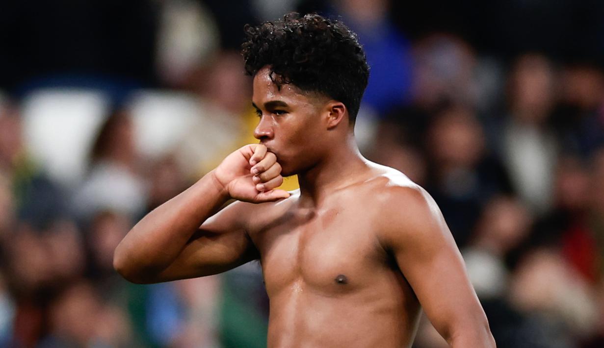 Berkat hasil ini, Real Madrid berhak melaju ke babak delapan besar Copa del Rey musim ini. (AP Photo/Pablo Garcia)