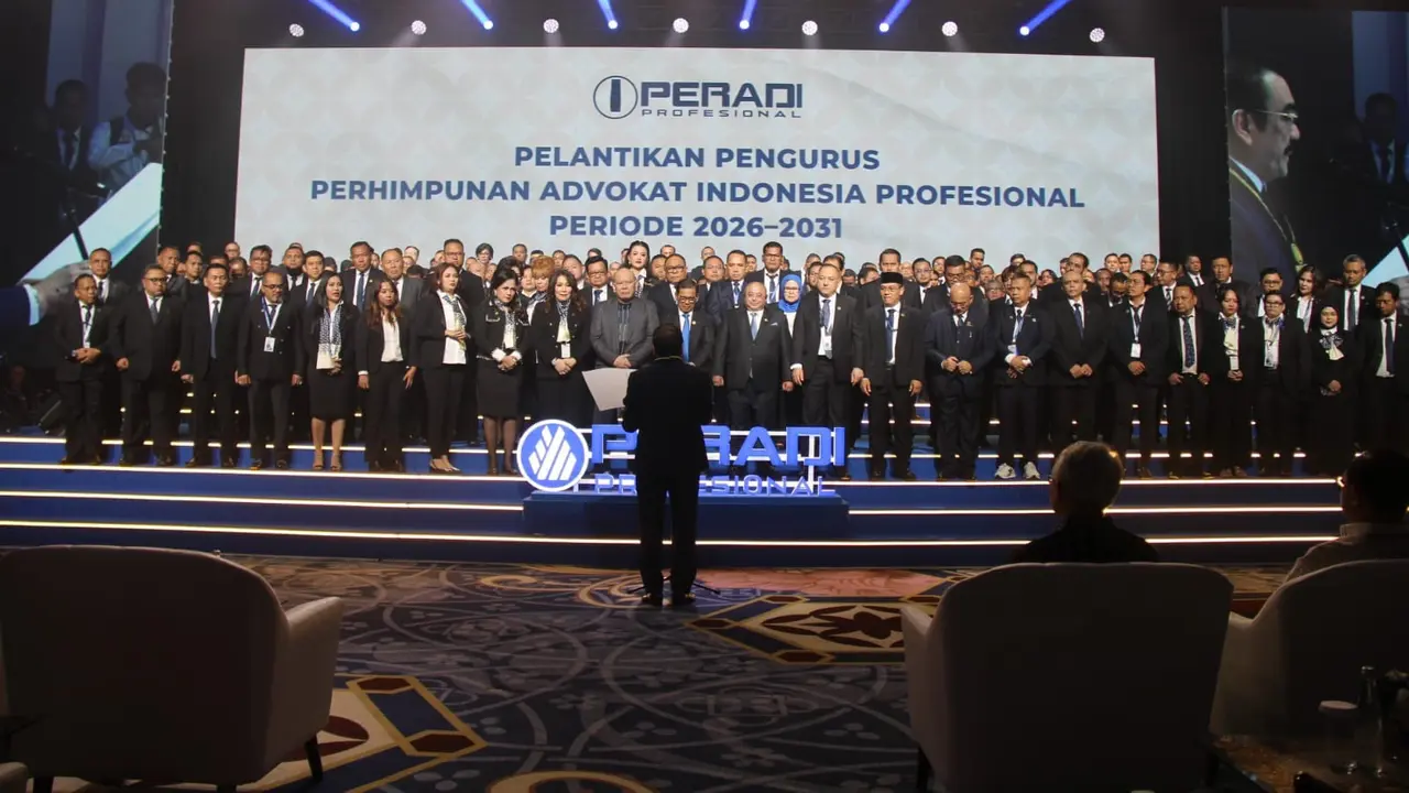 Perhimpunan Advokat Indonesia Profesional (PERADI Profesional) resmi dikukuhkan melalui pelantikan pengurus yang digelar Jumat (8/5/2026) di Fairmont Hotel Jakarta (Istimewa)